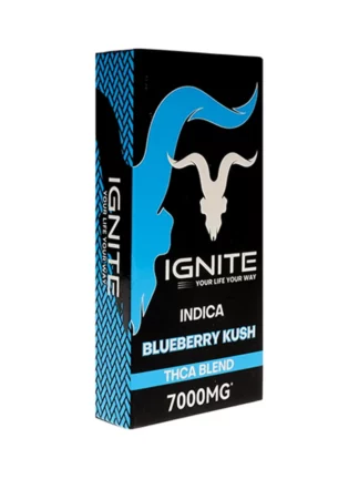 Blueberry Kush Ignite THC-A Blend Disposable 7000mg