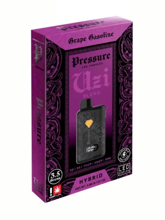 Grape Casoline Pressure UZI Blend Disposable 3.5G