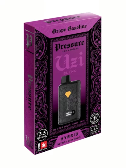 Grape Casoline Pressure UZI Blend Disposable 3.5G