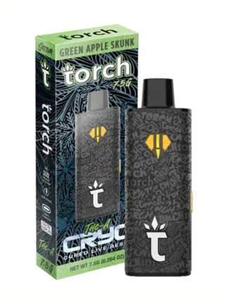 Green Apple Skunk Torch CRYO THC-A Live Resin Disposable 7.5gGreen Apple Skunk Torch CRYO THC-A Live Resin Disposable 7.5g