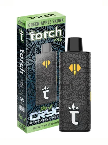 Green Apple Skunk Torch CRYO THC-A Live Resin Disposable 7.5gGreen Apple Skunk Torch CRYO THC-A Live Resin Disposable 7.5g
