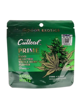 Kush Mintz Cutleaf Prime Indoor Exotics Whole Hemp 4.20G