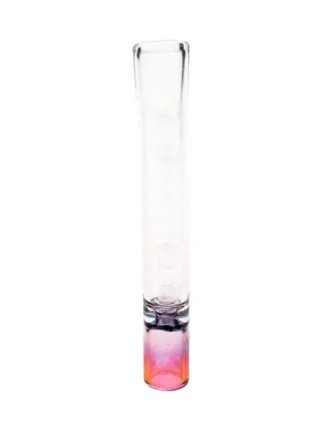 One Hitter Pipe Chillum Clear With Design