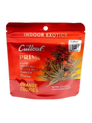 Orange Cookies Cutleaf Prime Indoor Exotics Whole Hemp 4.20G