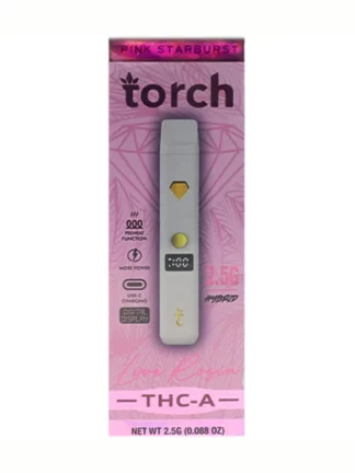 Pink Starburst Torch THC-A Live Rosin Disposable 2.5G
