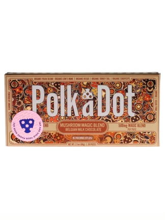 PolkaDot Magic Mushroom Belgian Milk Chocolate 500MG