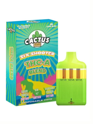 Sour Tangie| AK47 | Dubian Poison Cactus Labs Six Shooter THC-A Blend Disposable 6G