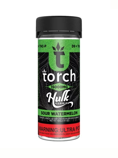Sour Watermelon Torch Live Resin D9 + THCP Hulk