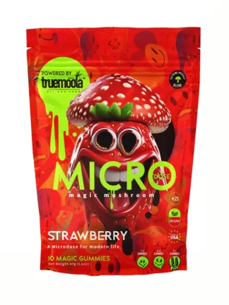 Strawberry Truemoola Micro Magic Mushroom Gummies 10ct