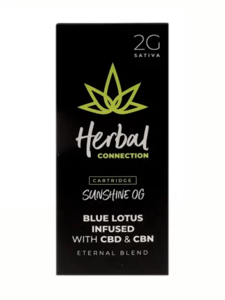 Sunshine OG Herbal Connection Blue Lotus Infused Eternal Blend Cart 2GSunshine OG Herbal Connection Blue Lotus Infused Eternal Blend Cart 2G