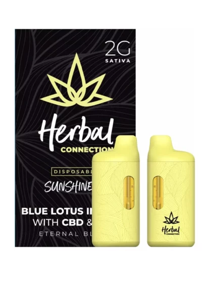 Sunshine OG Herbal Connection Blue Lotus Infused Eternal Blend Vape 2G