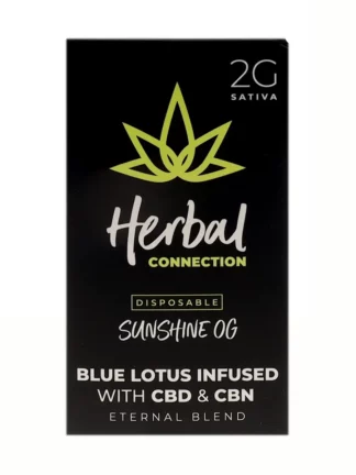Sunshine OG Herbal Connection Blue Lotus Infused Eternal Blend Vape 2G