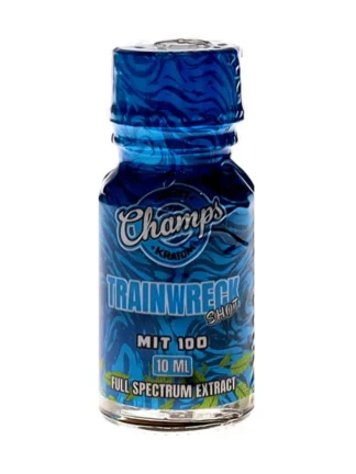 Trainwreck Champs Kratom Shot MIT 100 10mlTrainwreck Champs Kratom Shot MIT 100 10ml