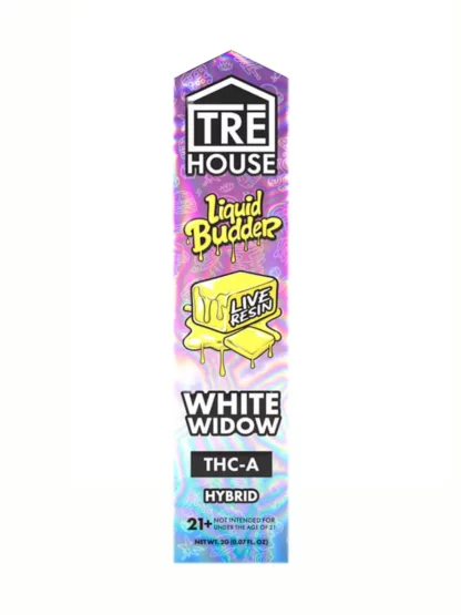 White Widow Tre House THC-A Live Resin Liquid Budder Vape Pen 2G