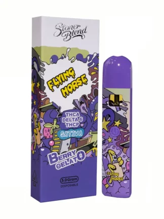 Berry Gelato Flying Horse Stoner Blend Disposable 3G