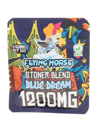 Blue Dream Flying Horse Stoner Blend Infused Gummies 1200MG