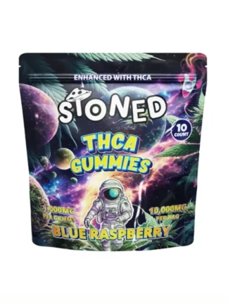 Blue Raspberry Stoned THC-A Gummies 10000MG