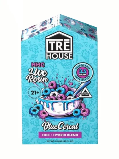 Blue Cereal TRE House HHC Live Rosin Vape Pen 3.5G