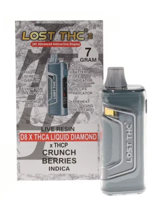 Crunch Berries Lost THC V3 Live Resin Liquid Diamond Disposable 7G