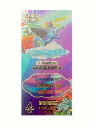 Cucumber Lime Sunday Driver Zlushy Puppy Flying Horse 3 in 1 Disposable 10500MG