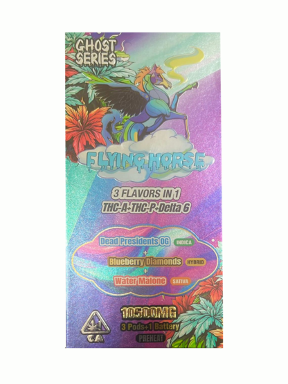 Dead Pesidents OG Blueberry Diamonds Water Malone Flying Horse 3 in 1 Disposable 10500MG