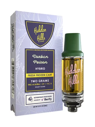 Durban Poison Hidden Hills Fresh Frozen Cartridge 2G