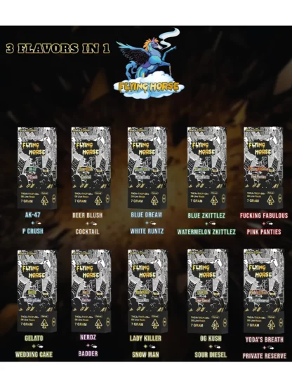 Flying Horse Stoner Blend Black Edition Disposable 7G Poster 2