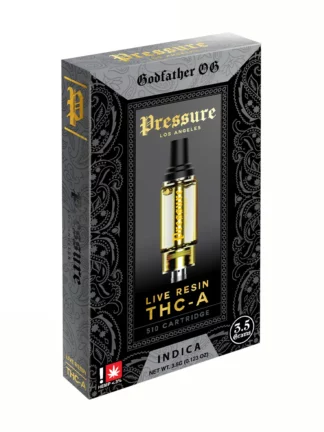 Godfather OG Pressure Live Resin THC-A 510 Cartridge 3.5G