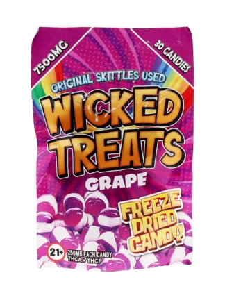 Grape Wicked Treats Freeze Dried Cnady 7500mg