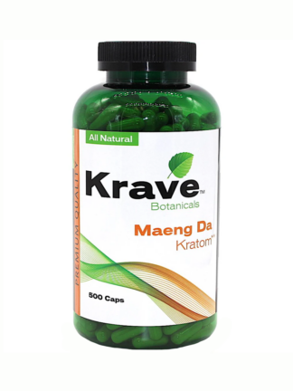 Krave Botanicals Maeng Da Kratom Capsules 500ct