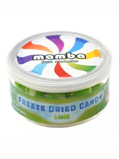 Lime Mamba Fun Snacks Freeze Dried Candy 3000mg