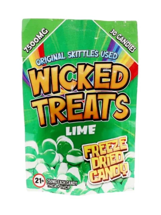 Lime Wicked Treats Freeze Dried Cnady 7500mg