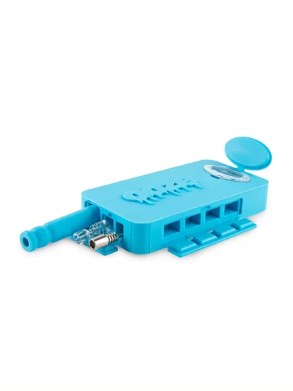 Ooze Slugger Dabbin' Dugout Silicone Travel Dab Kit Aqua teal