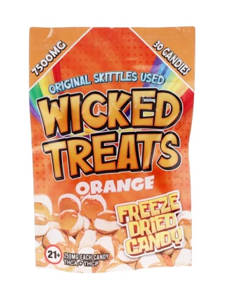 Orange Wicked Treats Freeze Dried Cnady 7500mg