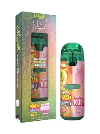 Peach Funfetti x Pink Berry Kush Hidden Hills & Friends Dual Flavor Disposable 2G