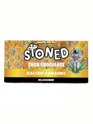 Salted Caramel Chocolate Stoned THCA Chocolates 10000MG