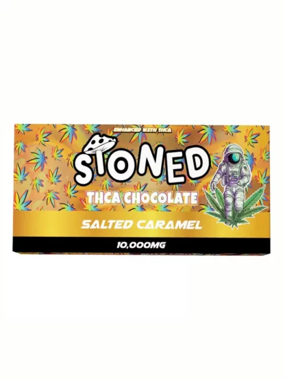Salted Caramel Chocolate Stoned THCA Chocolates 10000MG