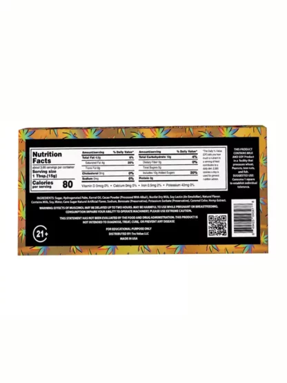 Salted Caramel Chocolate Stoned THCA Chocolates 10000MG back