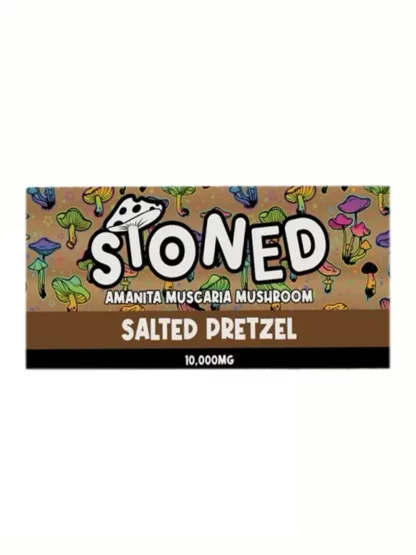 Salted Pretzel Stoned Amanita Muscaria Mushroom Chocolate 10000MG