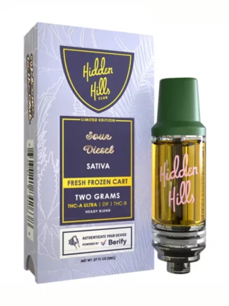 Sour Diesel Hidden Hills Fresh Frozen Cartridge 2G