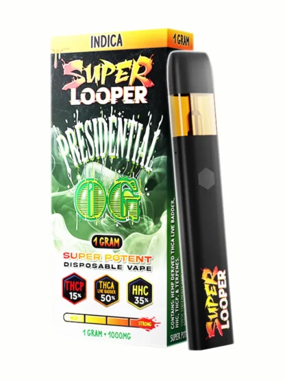 Presidential OG Super Looper Super Potent THCP+THCA+HHC Vape 1G