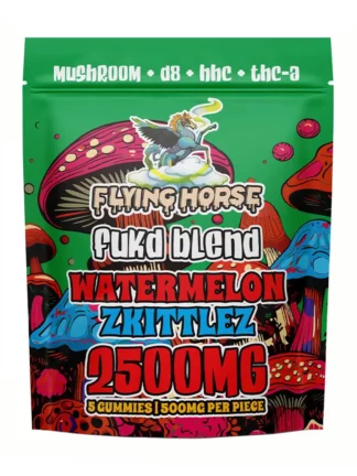 Watermelon Zkittlez Flying Horse Fukd Blend Gummies 2500MG