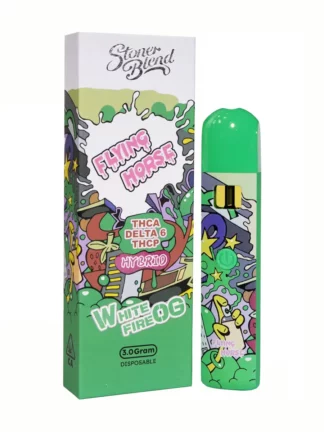 White Fire OG Flying Horse Stoner Blend Disposable 3G