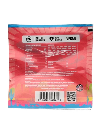White Grape Cactus Labs THC-A Gummies 500mg Back