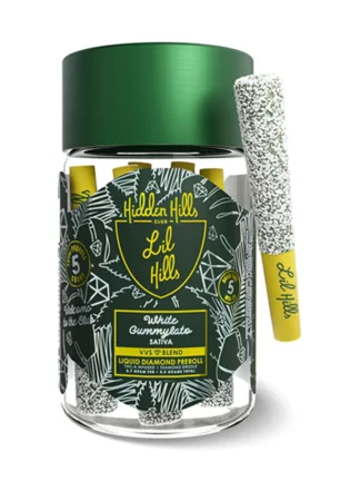 White Gummylato Hidden Hills Lil Hills VVS Liquid Diamond Pre Rolls 3.5G