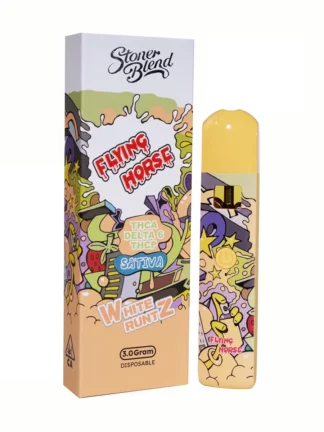 White Runtz Flying Horse Stoner Blend Disposable 3G