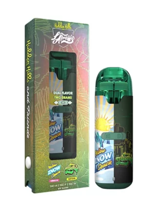 Yellow Znow Cone x Green Zlushie Hidden Hills & Friends Dual Flavor Disposable 2G