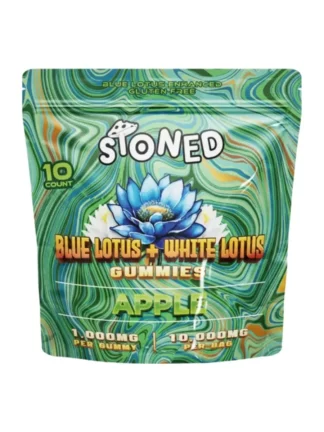 Apple Stoned Blue Lotus + White Lotus Gummies 10000mg 10ct