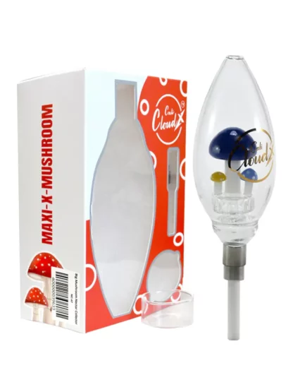 Blue Cali CloudX Cali CloudX Maxi-X-Mushroom Big Oval Straw Set