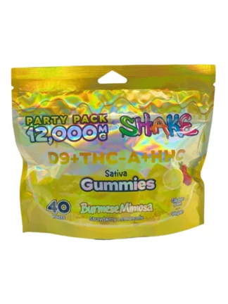 Burmese Mimosa Shake Party Pack Gummies 12000MG